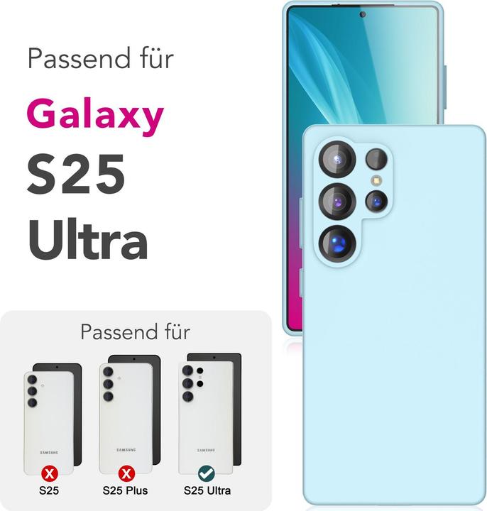 Image du produit Nalia Phoenix - Abwischbare Flüssigsilikon Hülle - Easy Clean Liquid Silicone Cover (Samsung Galaxy S25 Ultra)