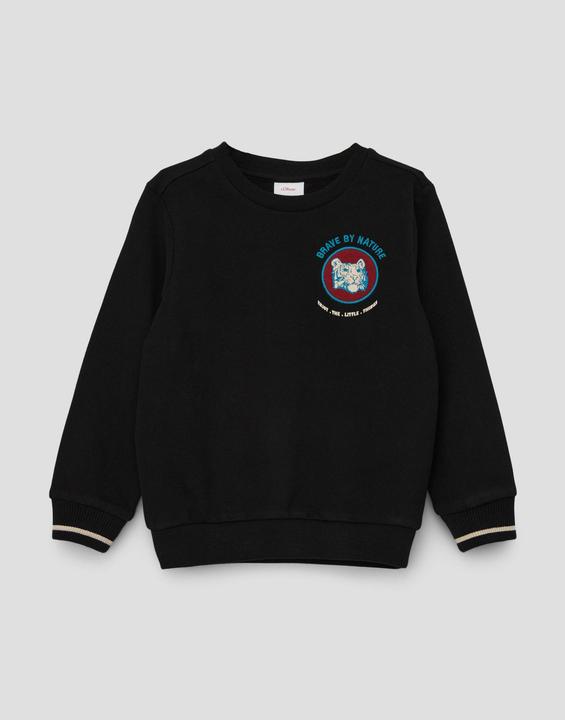 Produktbild s.Oliver Sweatshirt Sweatshirt mit Stickerei (92)