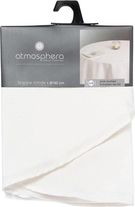 Produktbild Atmosphera TABLECLOTH IVORY ROUND D180CM 103901A