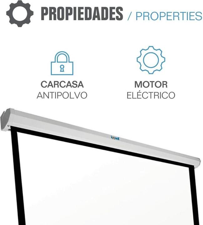 Productafbeelding Iggual Elektrische Panorama-Leinwand PSIPS184 80" (184 x 104 cm) 84" (80", 16:9)