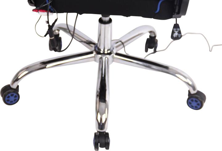 Actual product image CLP Limit XM office chair fabric, black/blue