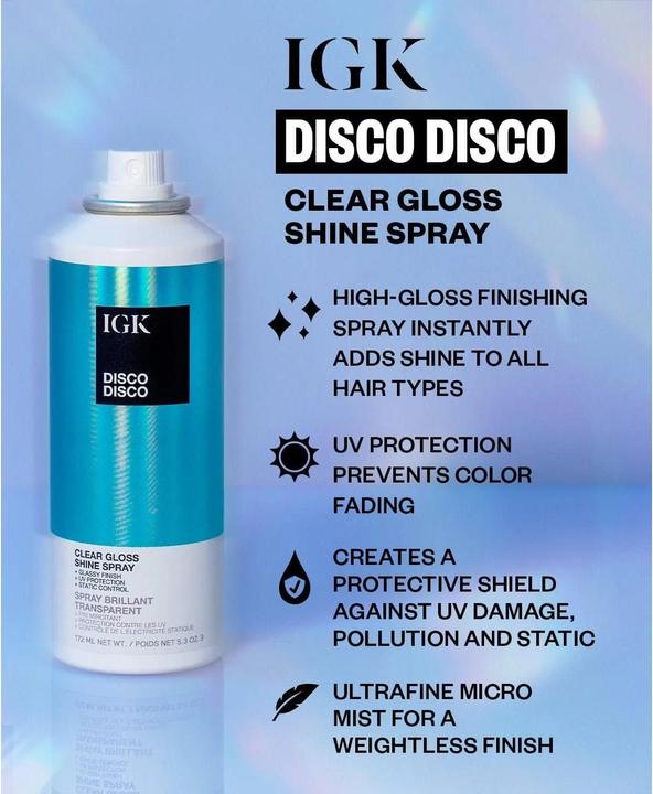 Immagine prodotto DISCO - DISCO Clear Gloss Shine Spray (172 ml)