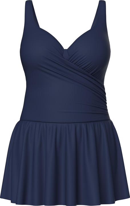 Image du produit Ulla Popken Robe de bain à bonnets souples et armatures, fronces, matière recyclée (48)