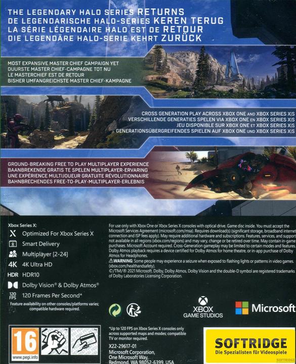 Produktbild Microsoft Halo Infinite (Xbox Series X, Xbox One X, DE, FR, EN)
