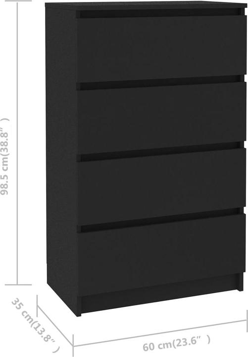 Actual product image VidaXL Peter (60 x 35 x 98.5 cm)