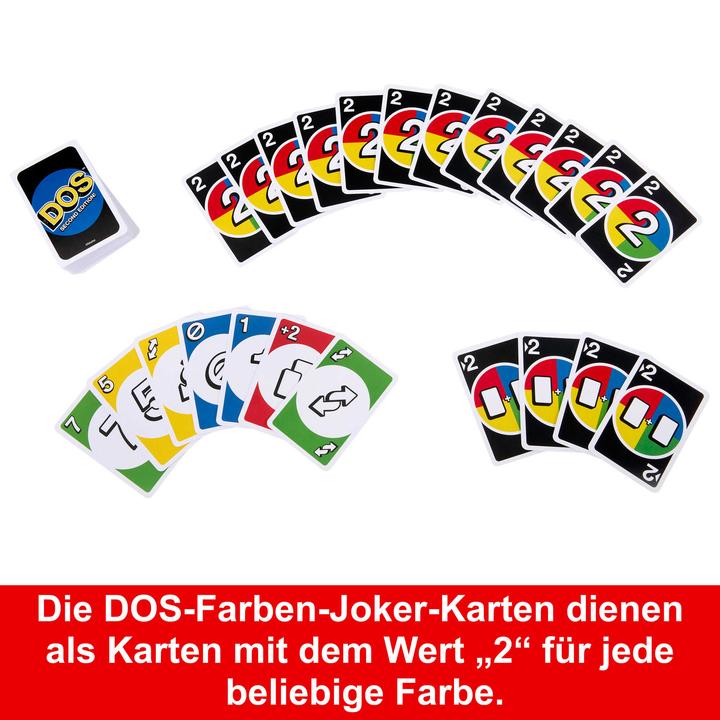 Immagine prodotto Mattel DOS™ Second Edition (Francese, Inglese, Italiano, Olandese, Tedesco, 2 - 4 Giocatori)