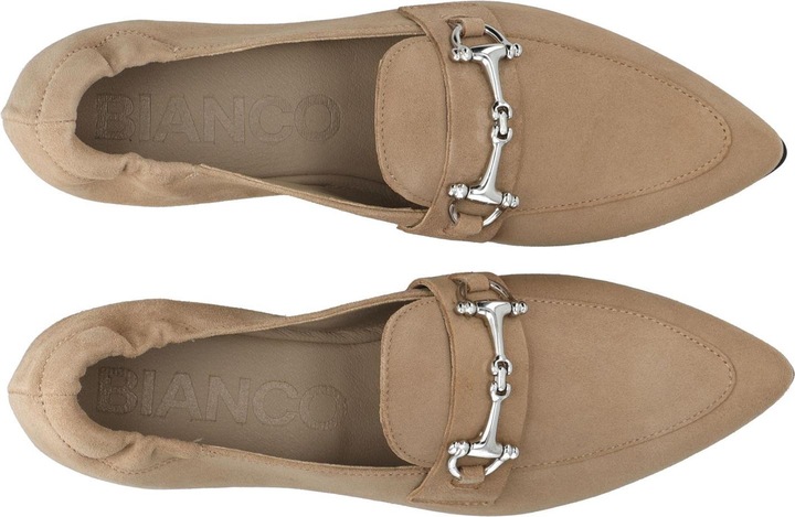 Actual product image Bianco BIATRACEY suede low shoes (40)