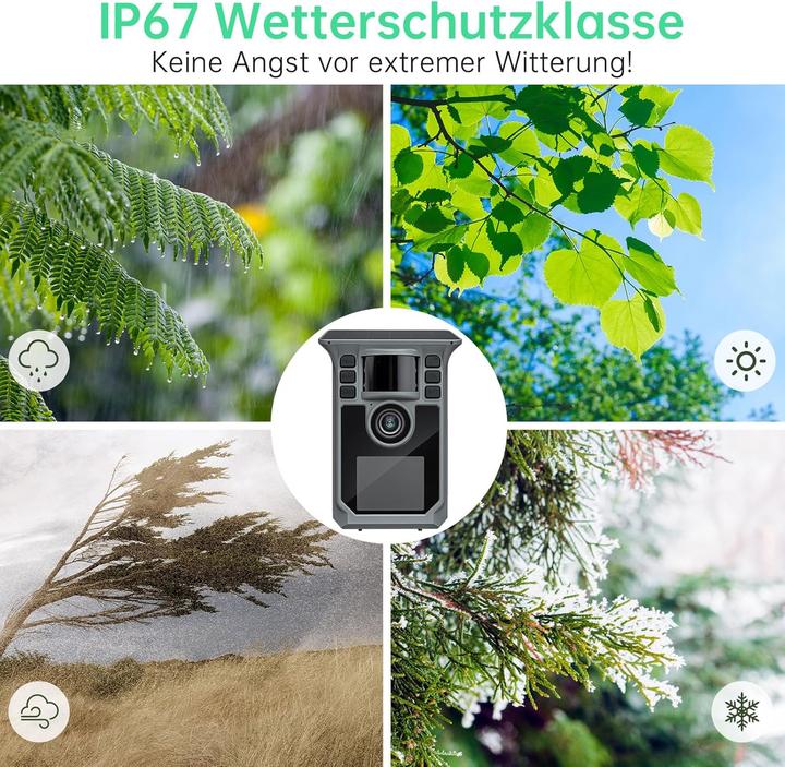 Produktbild Hrivcam 4K Wildkamera mit Bewegungsmelder und Nachtsicht