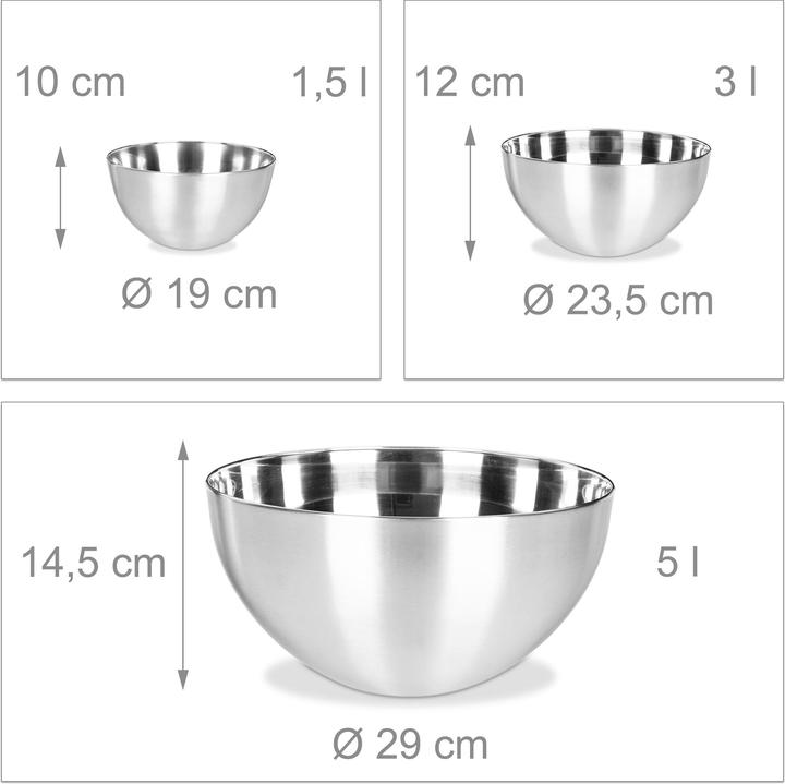 Produktbild Relaxdays Rührschüssel (5 l, 1 x)