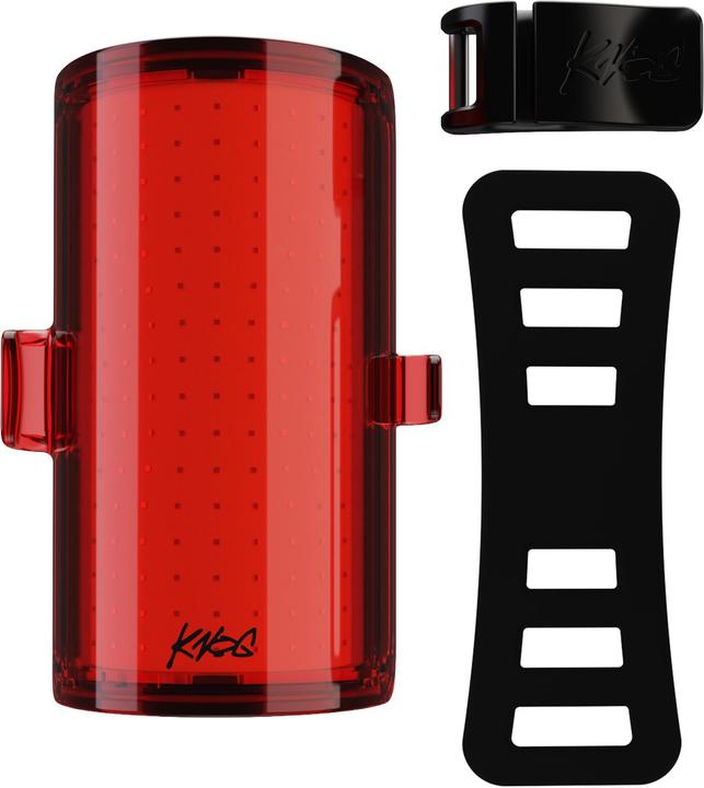 Produktbild knog. Cobber Fahrradlampe, StVZO, rote LED, black (50 Lumen) (50 lm)
