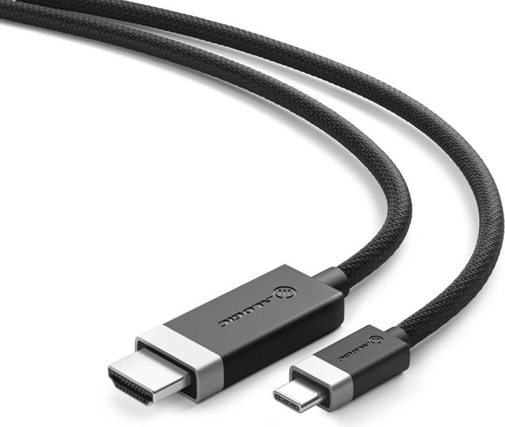 Image du produit Alogic Fusion USB-C vers HDMI 2.0 4K Câble 1m gris espace (1 m, HDMI, 2.0)