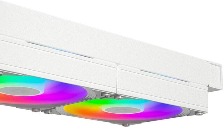 Actual product image ID-Cooling FX240 Infinity White Liquid Processor Cooler aRGB Lighting