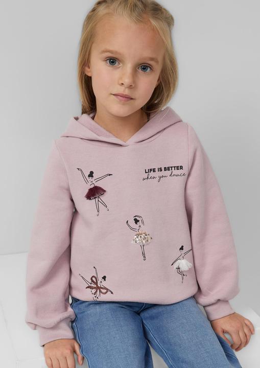 Produktbild s.Oliver Sweatshirt Kuscheliger Hoodie mit Artwork (98)
