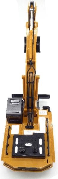 Produktbild Huina 1:16 RC Bagger mit Kettenantrieb und Tieflöffel, 11 Funktionen und 2.4G Sender.
