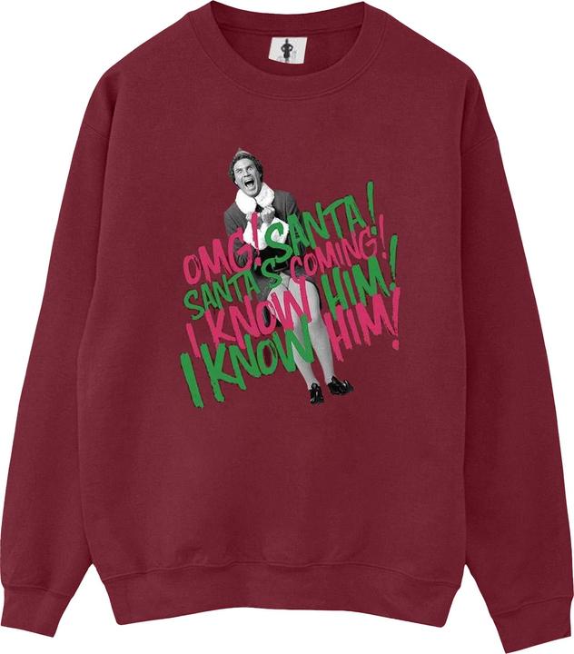 Immagine prodotto Elf Santa's Coming Felpa Uomo (L)