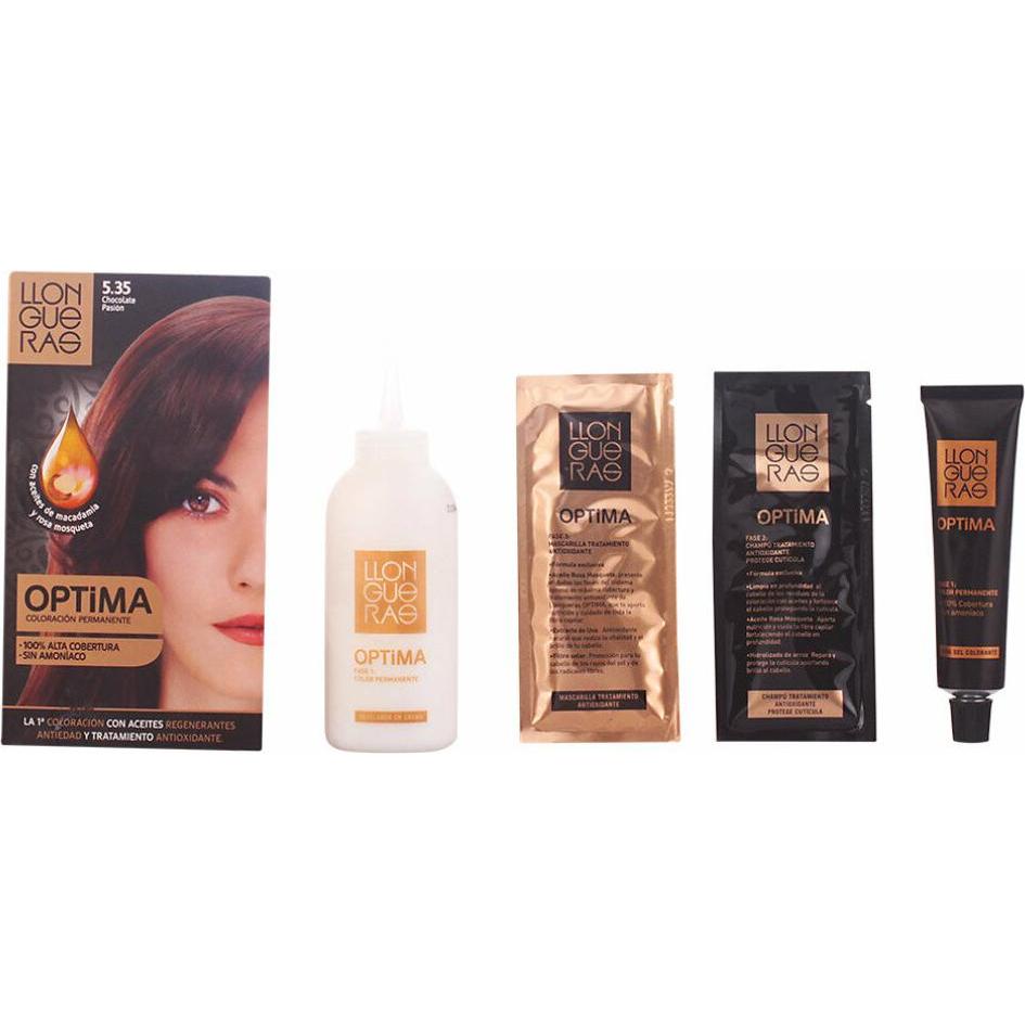 Thumbnail - Llongueras, Haarfarbe, OPTIMA hair colour #5.35-passion chocolate (5.35-passion chocolate)