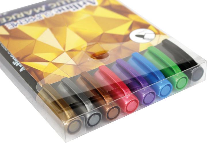 Actual product image Artline Metallic Marker Supreme (8x)