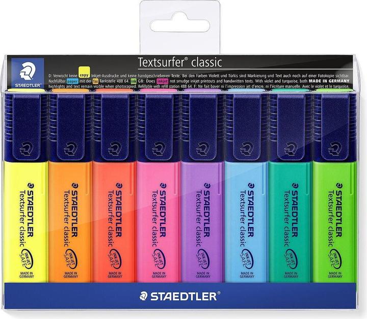 Produktbild Staedtler Textmarker Textsurfer clas 8St Etui (8x)
