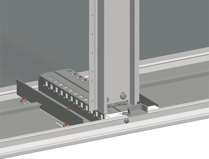 Actual product image Schneider Electric Depth adjustment rail Sm top/bottom 500mm NS