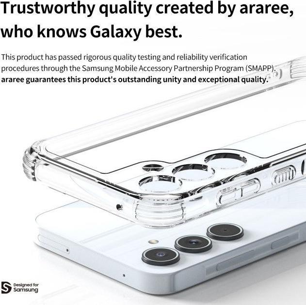 Actual product image Araree Flexield Made in Korea Series (Samsung Galaxy A35)