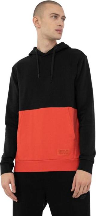 Produktbild 4F Bluza męska H4Z22-BLM027 Głęboka czerń r.M (M)