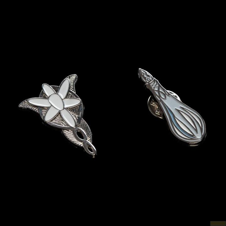 Weta Workshop Herr der Ringe Ansteck-Pin Doppelpack Evenstar & Galadriel's Phial