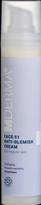 Actual product image MDerma DermaKnowlogy FACE 51 Anti-blemish cream 50 ml Moisturizing face cream women Cream (50 ml, Day cream)