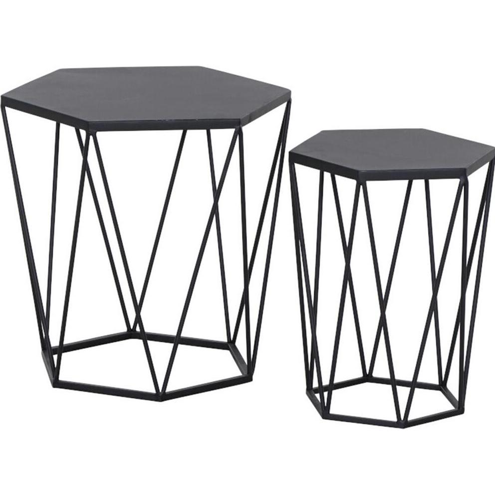 Siena Garden, Gartenbeistelltisch + Gartenservierwagen, Trendy Beistelltisch Set