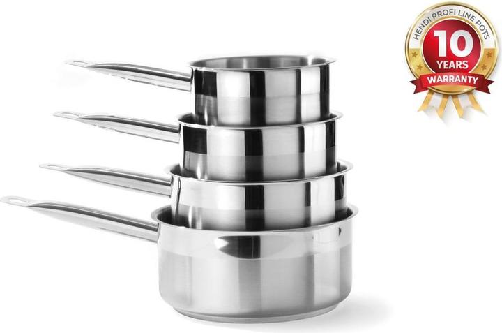 Produktbild Gastro Hero Profiine Stielkasserolle aus Edelstahl (Stielkasserolle, Edelstahl, 20 x 9 cm)