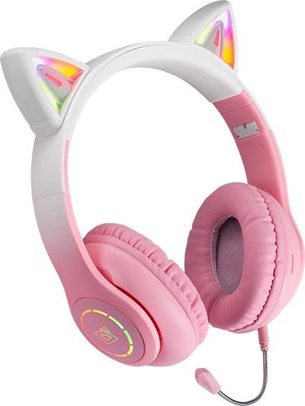 Produktbild Defender słuchawki Bluetooth FreemotionB505 Led różowy/pink (63505) (21 h, Kabellos)