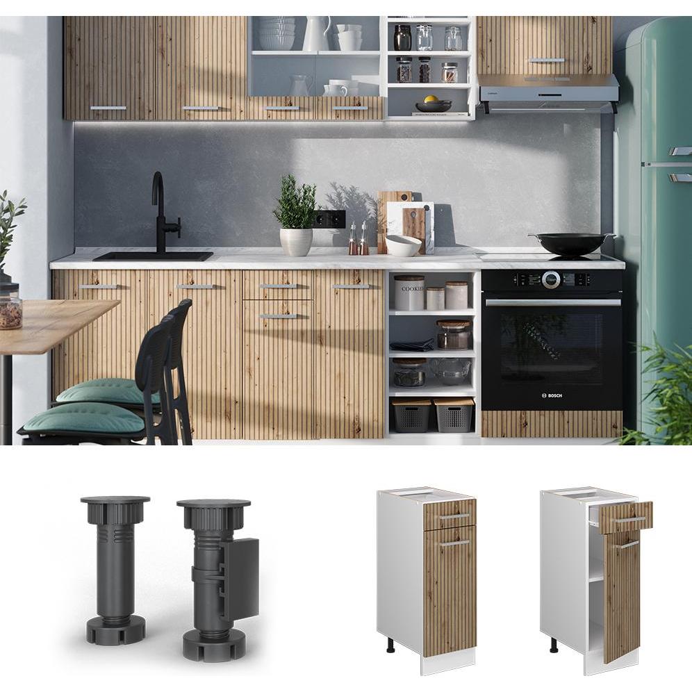 Thumbnail - Vicco, Regal, Küchenunterschrank R-Line (30 x 60 x 81.5 cm)