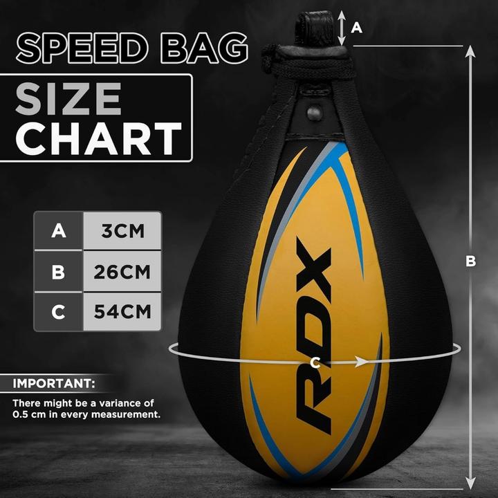 Produktbild Rdx Speed Ball Yellow Leather (0.65 kg)