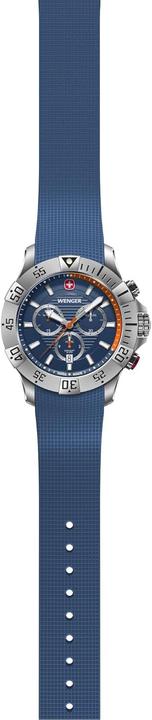 Actual product image Wenger 01.0643.124 Seaforce (Analogue wristwatch, Rotatable bezel, Swiss made, Chronograph, Diving watch, 43 mm)