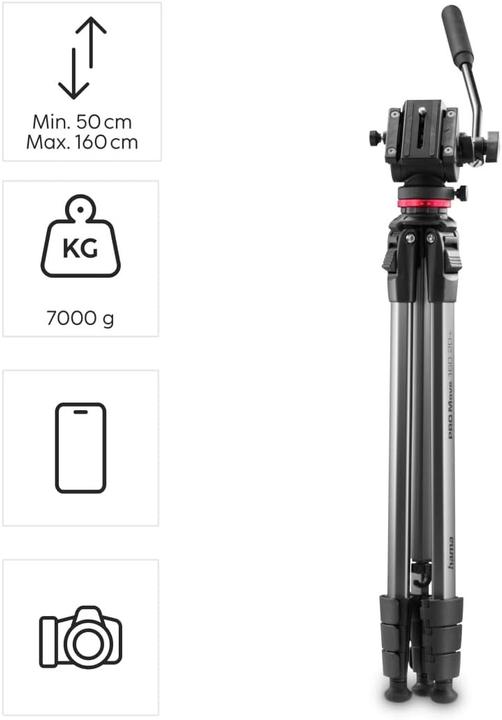 Actual product image Hama PRO Move 160 2D+ (Metal)