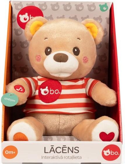 Actual product image bo. interactive toy bear (In Latvian lang.)