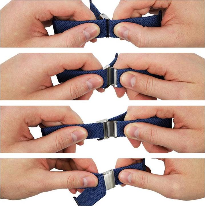 Produktbild Crong Geflochtenes Wellenband für Apple Watch 42 (42 mm, Polyesterfasern)