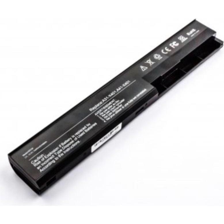 CoreParts Laptop-Batterie Lithium-Ionen 6 Zellen 4400 mAh (6 Zellen, 4400 mAh), Notebook Akku, Schwarz