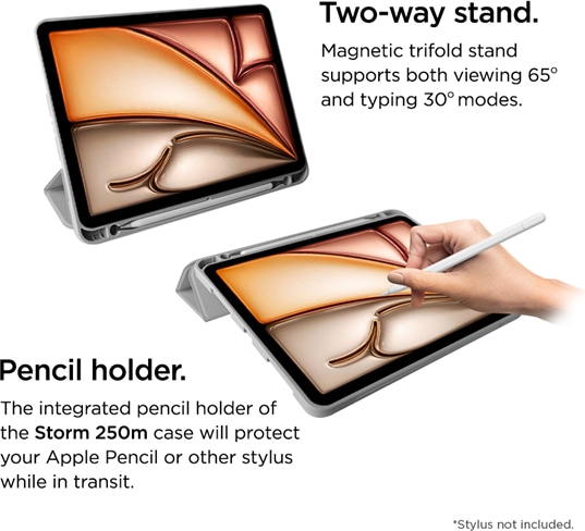 Immagine prodotto Eiger Storm 250 Stylus Case (iPad Pro 12,9 2022 (6a generazione), iPad Air 13 2025, iPad Pro 12.9 2018 (3. Gen), iPad Pro 12.9 2020 (4. Gen), iPad Pro 12.9 2021 (5a generazione), iPad Air 13 2024 (M2))