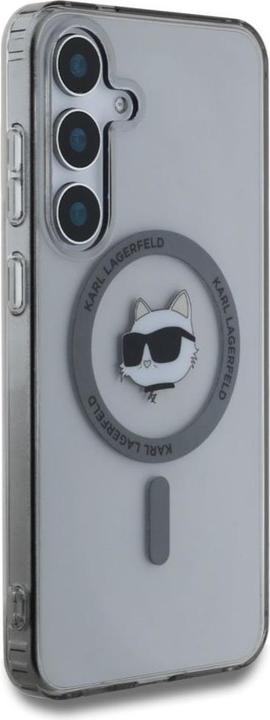 Image du produit Karl Lagerfeld Etui Button Choupette Head Printed Logo MagSafe Samsung Galaxy S25 Plus czarny (Samsung Galaxy S25)