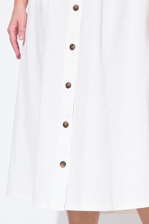 Actual product image Ulla Popken Button Front Denim Skirt (54)