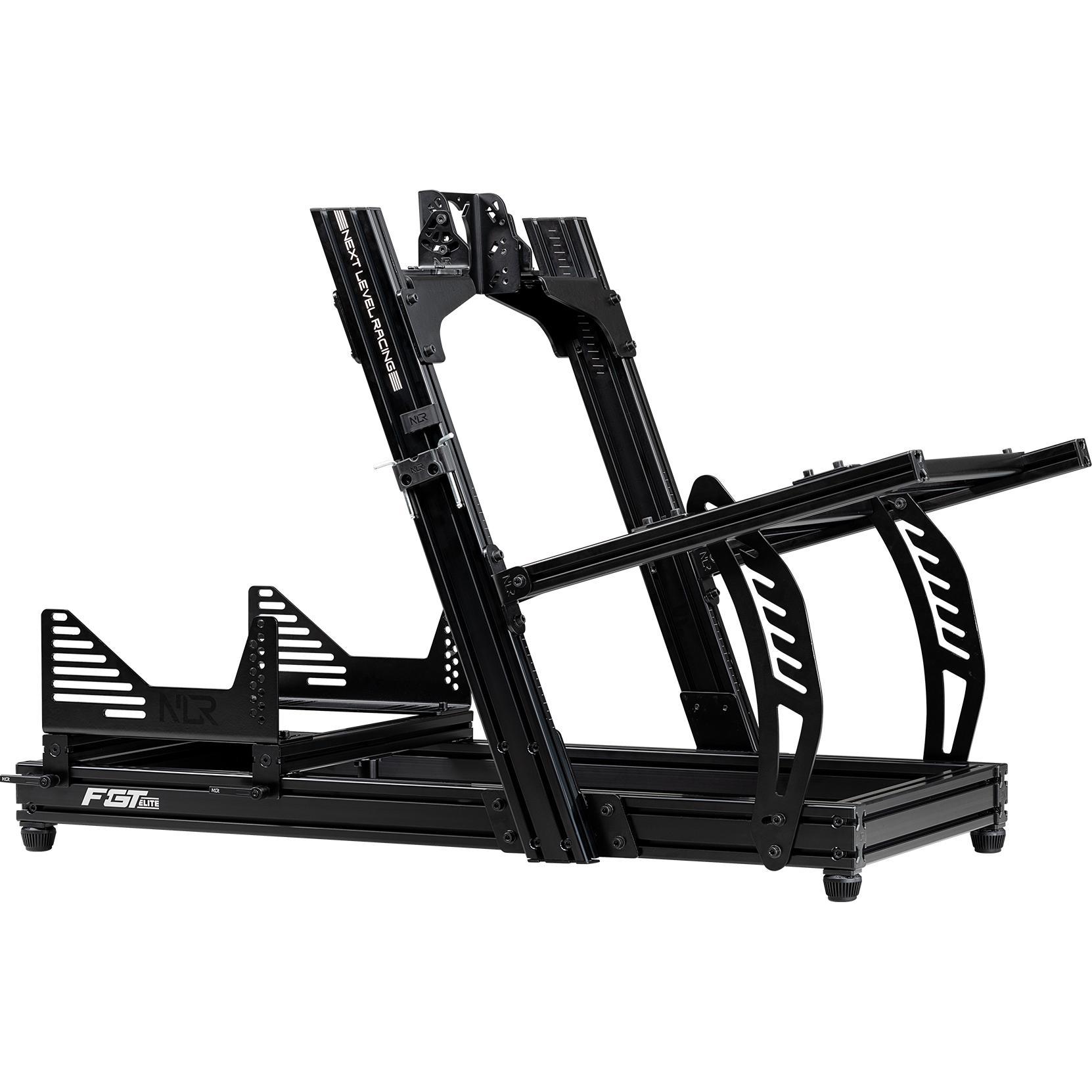 Next Level Racing FGT Elite Lite Side & Front Plate Edition, Sim Rig, Schwarz