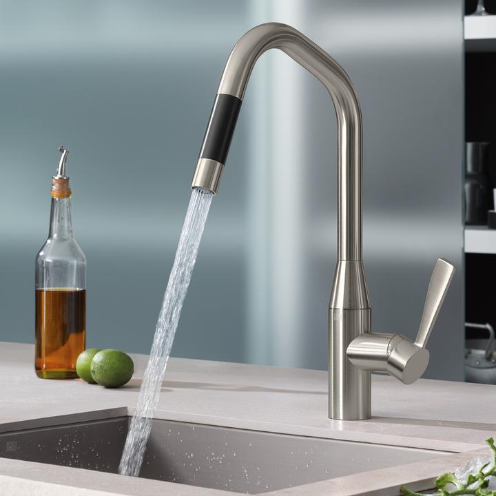 Produktbild Dornbracht Küche - Sync Spültischarmatur, Pull-Down mit Brausefunktion, schwenkbar, Ausladung 240m