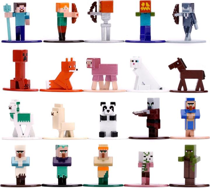 Produktbild Jada Minecraft 20-Pack Nanofigs Wave 3
