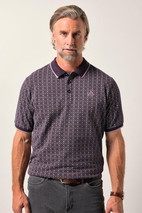 Actual product image Boston Park Poloshirt, Halbarm, Allover-Muster, bis 84/86 (80)