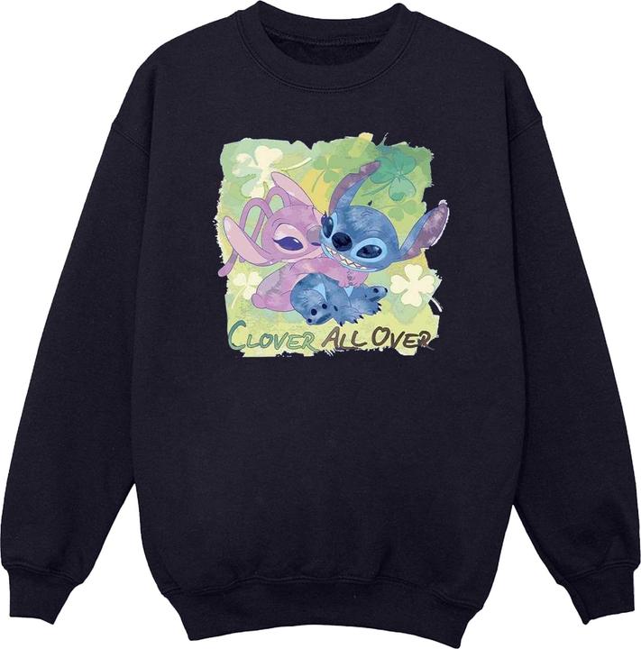 Immagine prodotto Disney Lilo And Stitch St Patrick's Day Clover Felpa Uomo (L)