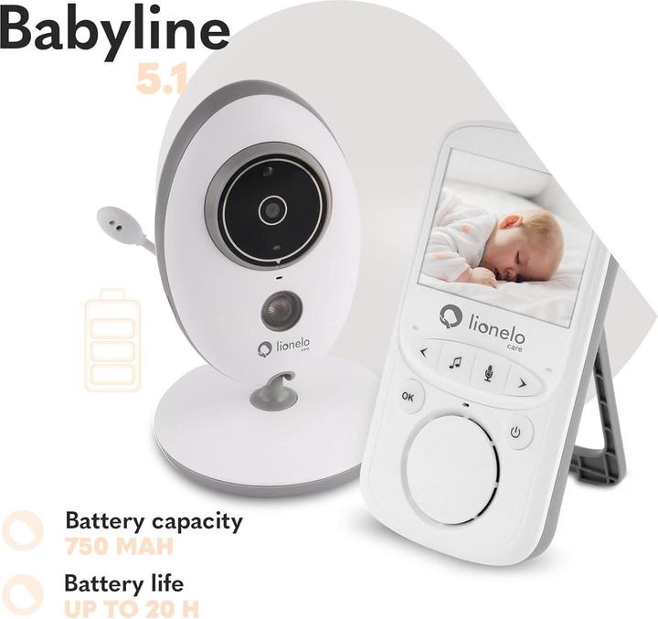 Image du produit Lionelo Babyphone avec caméra (Vidéo et audio, 300 m)