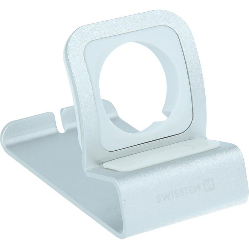 Thumbnail - Swissten Aluminum Stand for Apple Watch, Smartwatch Zubehör, Silber