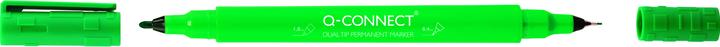 Produktbild Q-Connect CD/DVD-Marker, Dual, 0,4 mm und 1 mm (Strich), grün