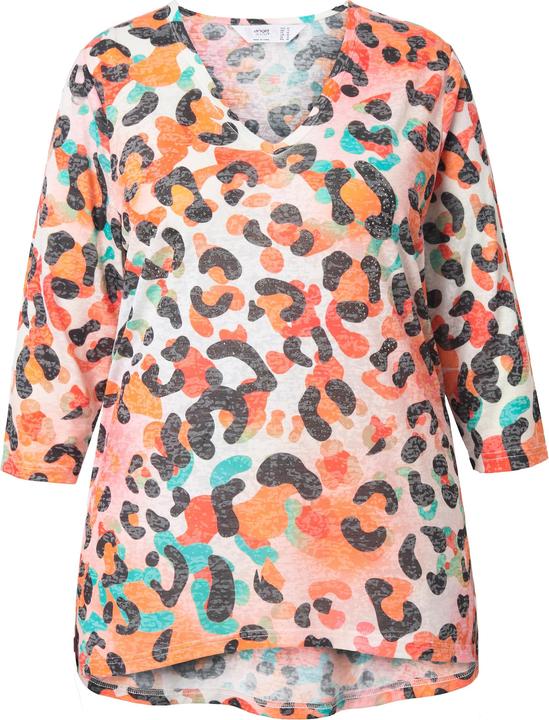 Immagine prodotto Angel of Style T-shirt dal taglio svasato con fantasia leopardata colorata (50)