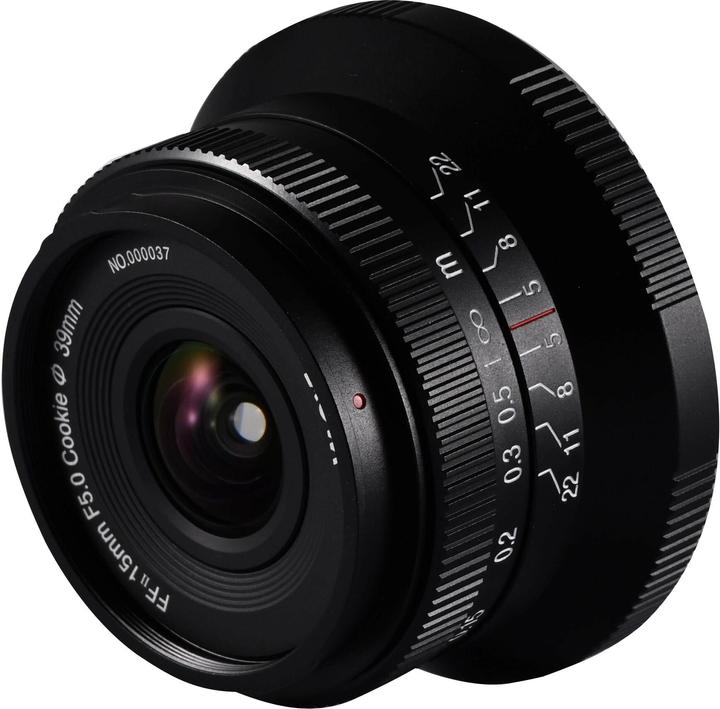 Produktbild Laowa 15mm f/5 Cookie FF â Black Sony FE (Auto Aperture) (Vollformat)